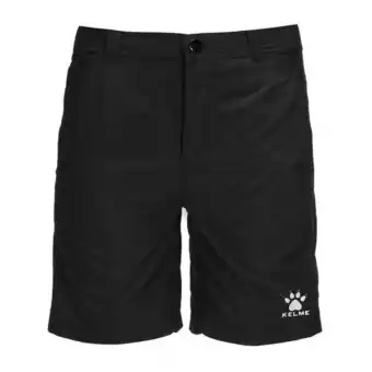 Pantalón corto kelme walking short street unisex - negro