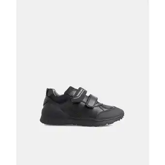 Decathlon Zapatillas deportivas biomecanics de piel de niños en negro con velcro oferta