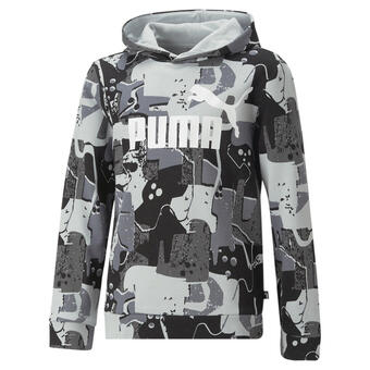 Decathlon Sudadera estampada con capucha essentials+ street art niño puma oferta
