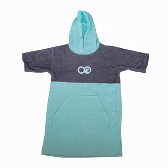 Decathlon Poncho toalla de surf  ponchkids menta / gris/ menta kids oferta