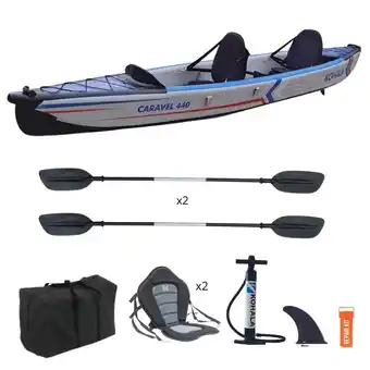 Decathlon Kayak hinchable 2 plazas - kohala caravel 440 - 4.4m oferta