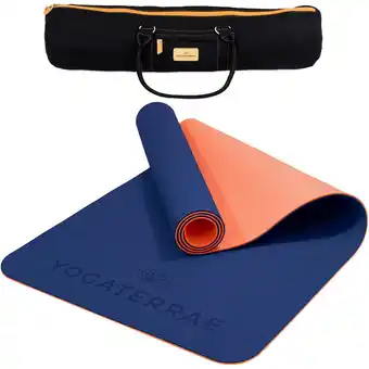 Decathlon Esterilla de yoga tpe coral bordeaux + correa + bolsa de transporte oferta