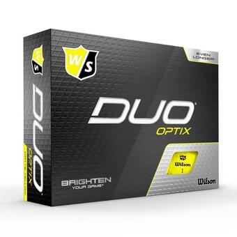 Decathlon Balón golf wilson duo optix amarilla oferta