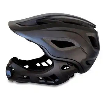 Decathlon Casco de bicicleta para niños | negro integral| crazy safety |certificado en1078 oferta