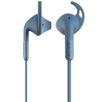 Decathlon Defunc + sport auriculares con cable jack 3,5 mm azules oferta