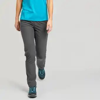 Decathlon Pantalones de montaña y trekking mujer quechua mh100 oferta