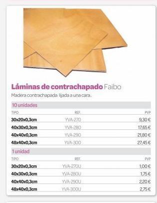 Dideco Láminas faibo oferta