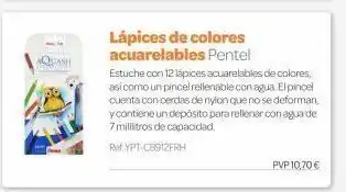 Lápices de colores pentel