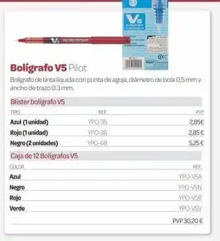 Dideco Bolígrafo de tinta líquida pilot oferta