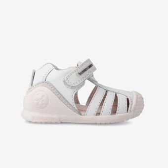 Decathlon Sandalias cangrejeras con cierre adherente para niño biomecanics 222143b blancas oferta