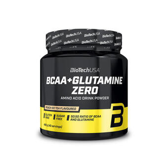 Decathlon Aminoacidos bcaa + glutamine zero 480 gr limón - biotech usa oferta