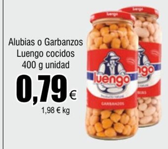 FROIZ Alubias o Garbanzos Luengo cocidos 400 g unidad oferta