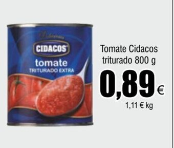FROIZ Tomate Cidacos triturado 800 g oferta