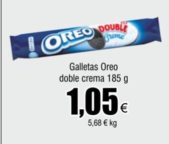 FROIZ Galletas Oreo doble crema 185 g oferta