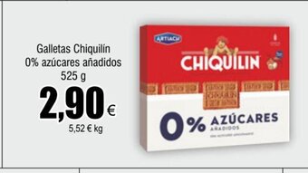 FROIZ Galletas Chiquilín 0% azúcares añadidos 525 g oferta