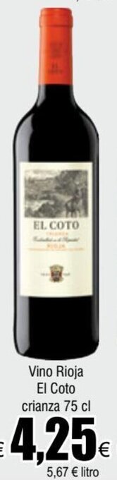 FROIZ Vino Rioja Antaño crianza 75 cl oferta