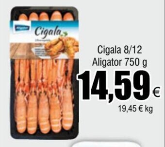FROIZ Cigala 8/12 Aligator 750 g oferta