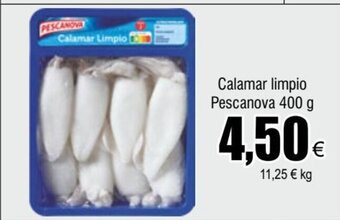 FROIZ Calamar limpio Pescanova 400 g oferta