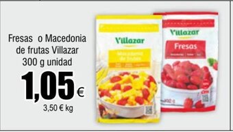 FROIZ Fresas o Macedonia de frutas Villazar 300 g unidad oferta