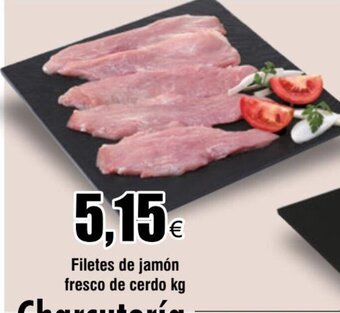FROIZ Filetes de jamón fresco de cerdo kg oferta