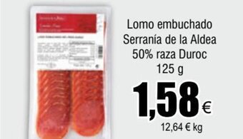 FROIZ Lomo embuchado Serranía de la Aldea 50% raza Duroc oferta
