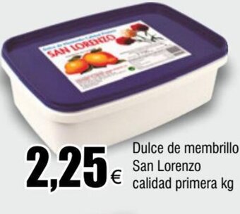 FROIZ Dulce de membrillo San Lorenzo calidad primera kg oferta