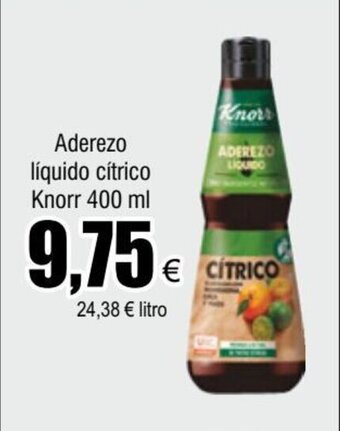 FROIZ Aderezo líquido cítrico Knorr 400 ml oferta