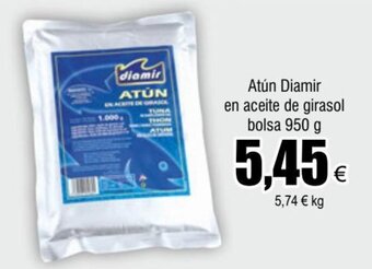 FROIZ Atún Diamir en aceite de girasol bolsa 950 g oferta