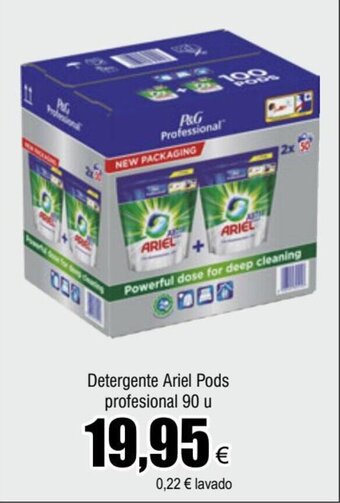 FROIZ Detergente Ariel Pods profesional 90 u oferta