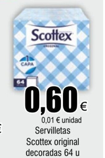 FROIZ Servilletas Scottex original decoradas 64 u oferta