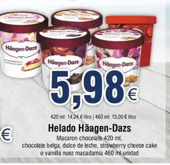 FROIZ Helado Häagen-Dazs oferta