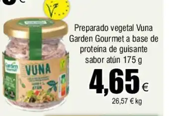 FROIZ Preparado vegetal Vuna Garden Gourmet a base de proteína de guisante sabor atún 175 g oferta