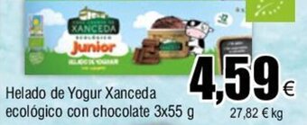 FROIZ Helado de Yogur Xanceda ecológico con chocolate 3x55 g oferta