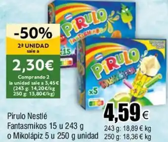 FROIZ Pirulo Nestlé Fantasmikos 15 u 243 g oferta