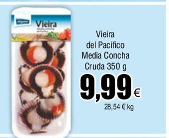 FROIZ Vieira del Pacífico Media Concha Cruda 350 g oferta