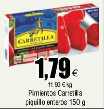 FROIZ Pimientos Carretilla piquillo enteros 150 g oferta