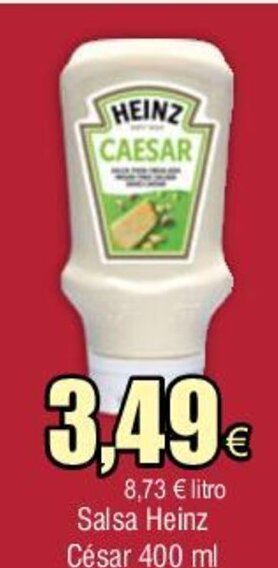 FROIZ Salsa Heinz César 400 ml oferta