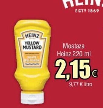 FROIZ Mostaza Heinz 220 ml oferta