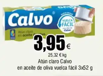 FROIZ Atún claro Calvo en aceite de oliva vuelca fácil 3x52 g oferta