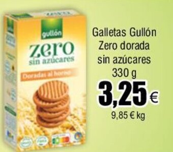 FROIZ Galletas Gullón Zero dorada sin azúcares oferta