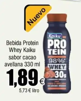 FROIZ Bebida Protein Whey Kaiku sabor cacao oferta