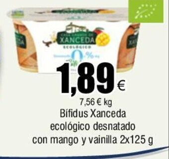 FROIZ Bifidus Xanceda ecológico desnatado oferta