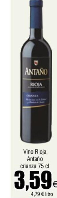 FROIZ Vino Rioja Monólogo crianza 75 cl oferta