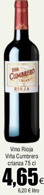FROIZ Vino Rioja Antaño crianza 75 cl oferta