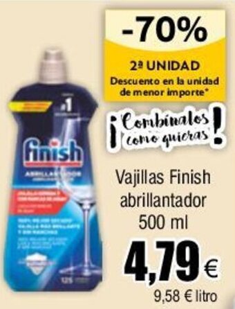 FROIZ Vajillas Finish abrillantador 500 ml oferta