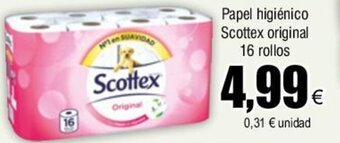 FROIZ Papel higiénico Scottex original 16 rollos oferta