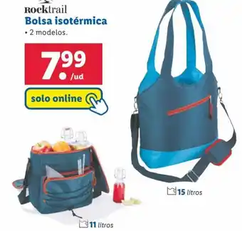 Lidl Rocktrail Bolsa isotérmica • 2 modelos. oferta