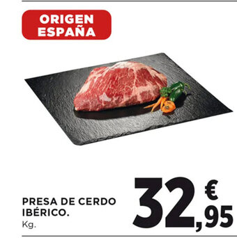 Hipercor PRESA DE CERDO IBÉRICO. Kg. oferta