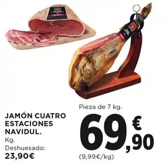 Hipercor JAMÓN CUATRO ESTACIONES NAVIDUL. Kg. oferta