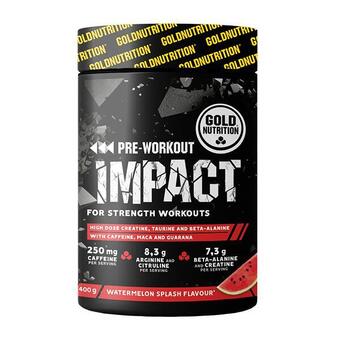 Decathlon Pre-entreno gold nutrition pre - workout impact 400 gr sandía oferta